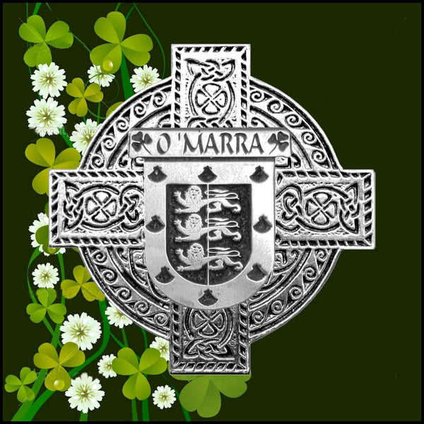O'Marra Coat of Arms Badge Beer Mug Glass Tankard