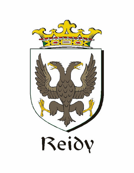 Reid Irish Coat of Arms Interlace Kilt Buckle