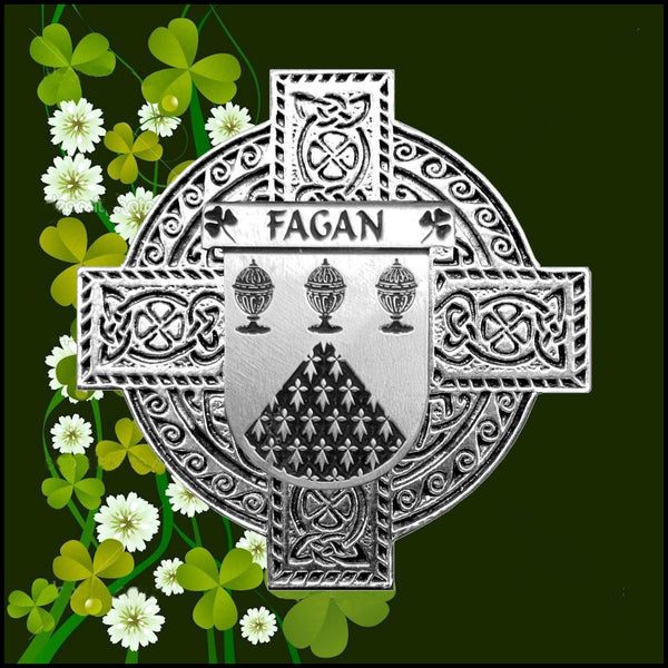 Fagan Irish Dublin Coat of Arms Badge Decanter