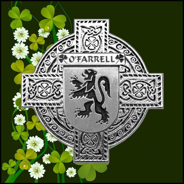 O'Farrell Irish Dublin Coat of Arms Badge Decanter