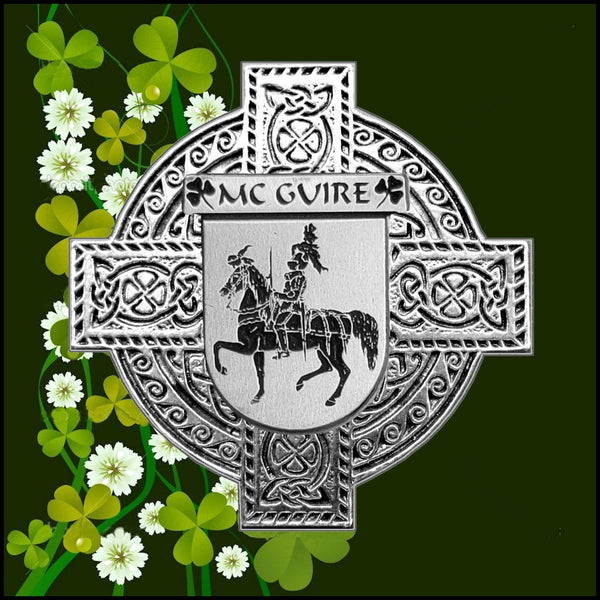 McGuire Irish Dublin Coat of Arms Badge Decanter