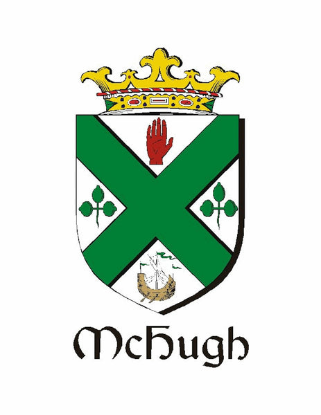 Hughes Irish Dublin Coat of Arms Badge Decanter