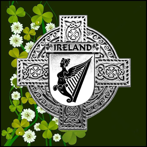 Ireland Coat of Arms Badge Decanter