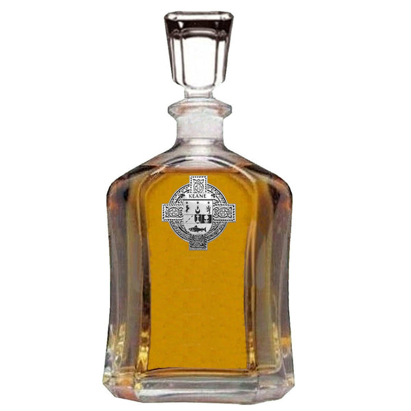 Keane Irish Dublin Coat of Arms Badge Decanter