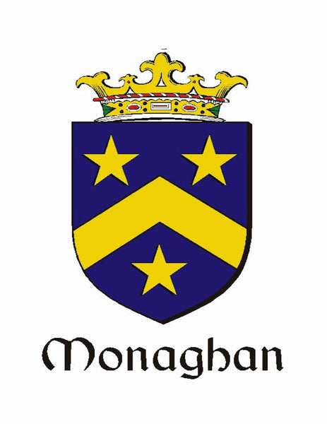Monaghan Irish Dublin Coat of Arms Badge Decanter