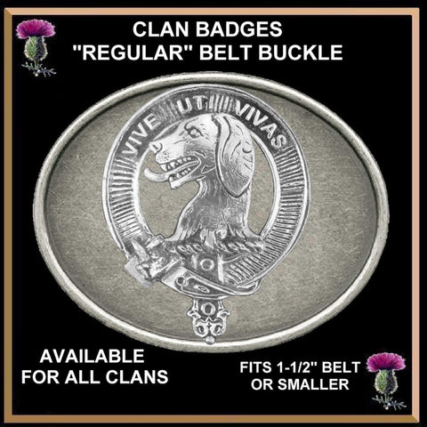 Hall Clan Crest Regular Buckle