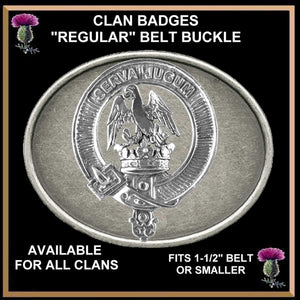 Hay Clan Crest Regular Buckle