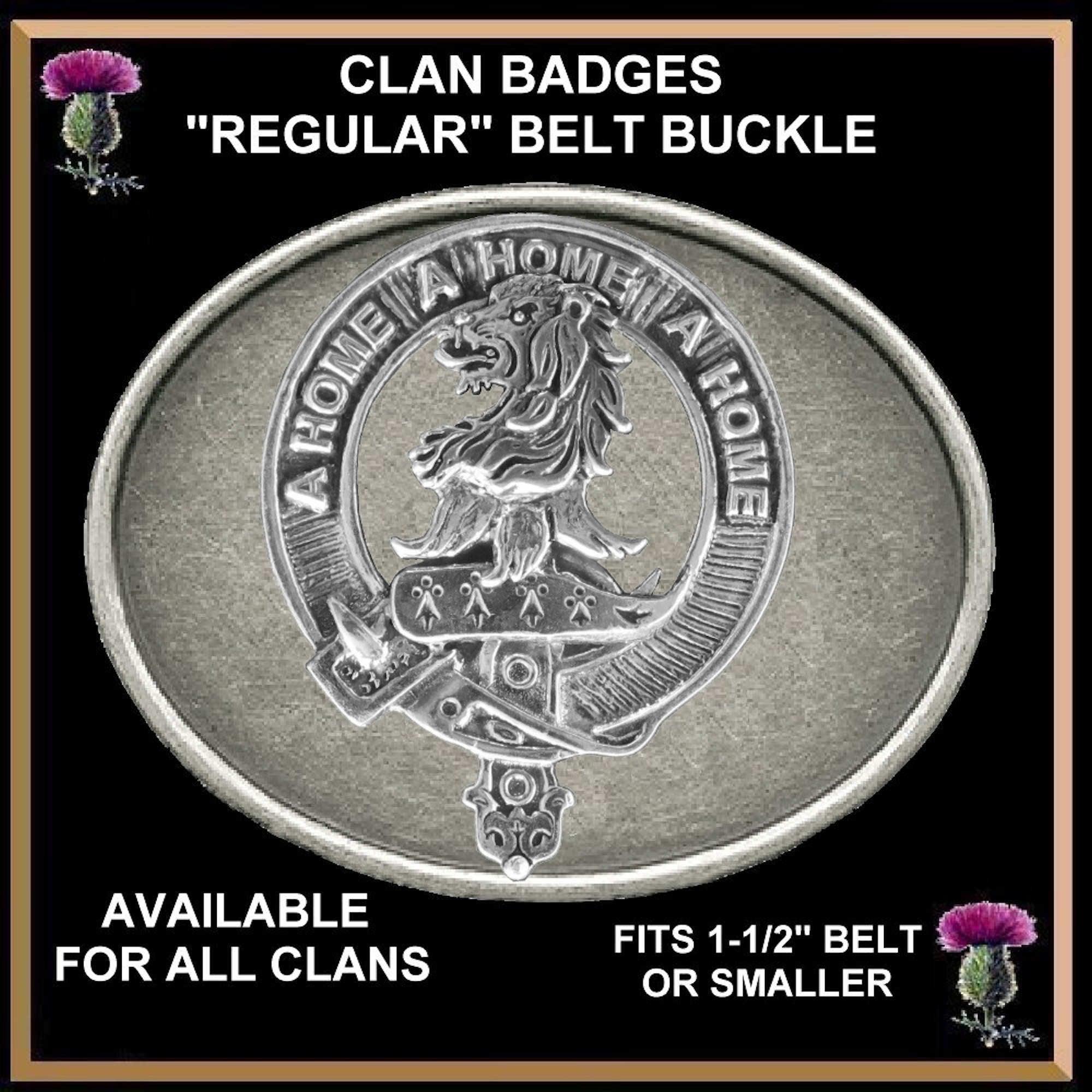 Home Clan Crest Regular Buckle