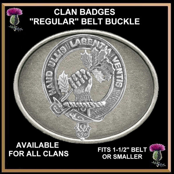 Irvine Bonshaw Clan Crest Regular Buckle