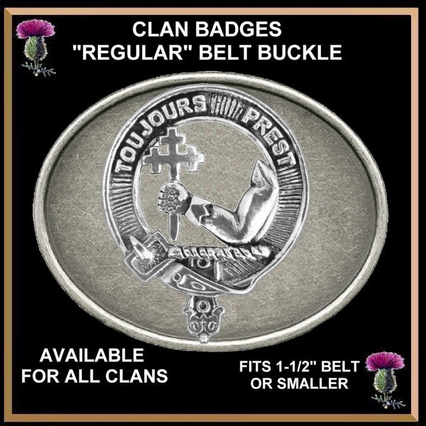 MacDonald Dunneveg Clan Crest Regular Buckle
