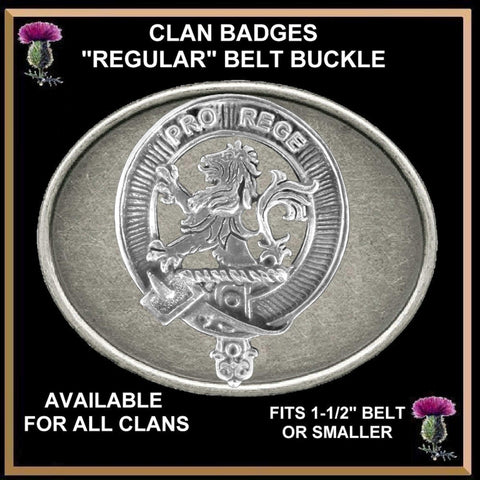 MacFie Clan Crest Regular Buckle