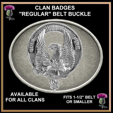 MacGill Clan Crest Regular Buckle