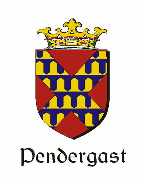 Prendergast (Tipperary) Irish Dublin Coat of Arms Badge Decanter