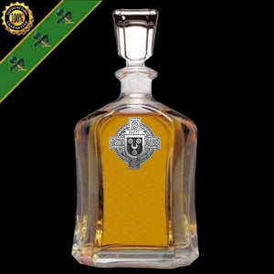 Scott Irish Dublin Coat of Arms Badge Decanter