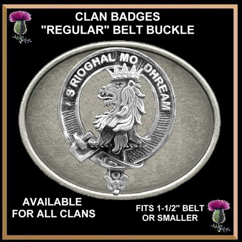 MacGregor Clan Crest Regular Buckle