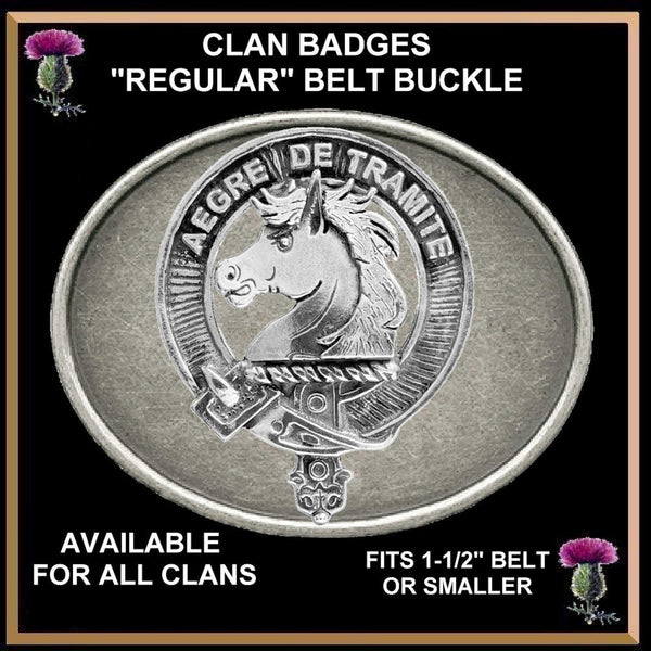 Tait Clan Crest Regular Buckle