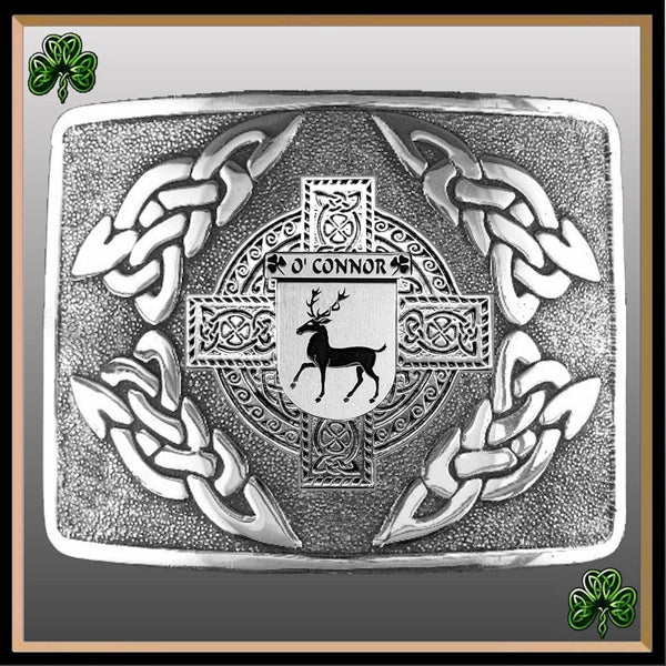 O'Connor Corcomroe Irish Coat of Arms Interlace Kilt Buckle