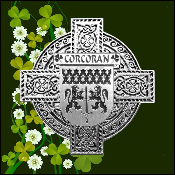 Corcoran Irish Dublin Coat of Arms Badge Decanter