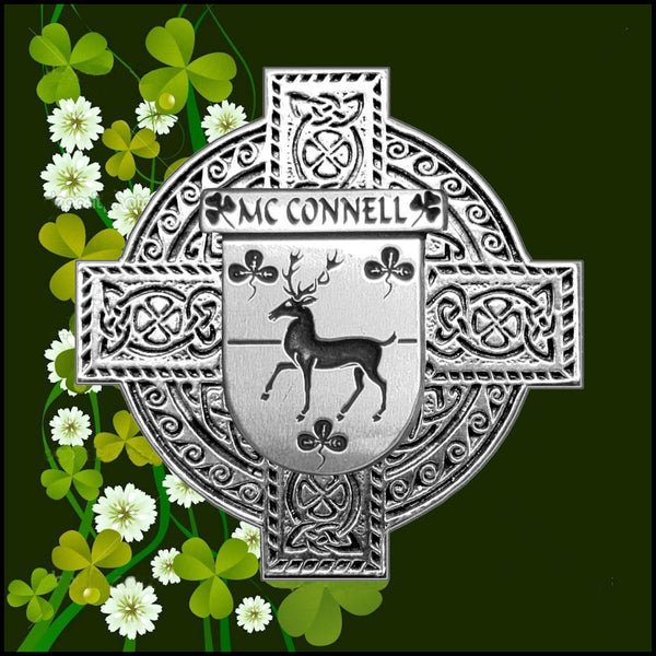 McConnell Irish Dublin Coat of Arms Badge Decanter
