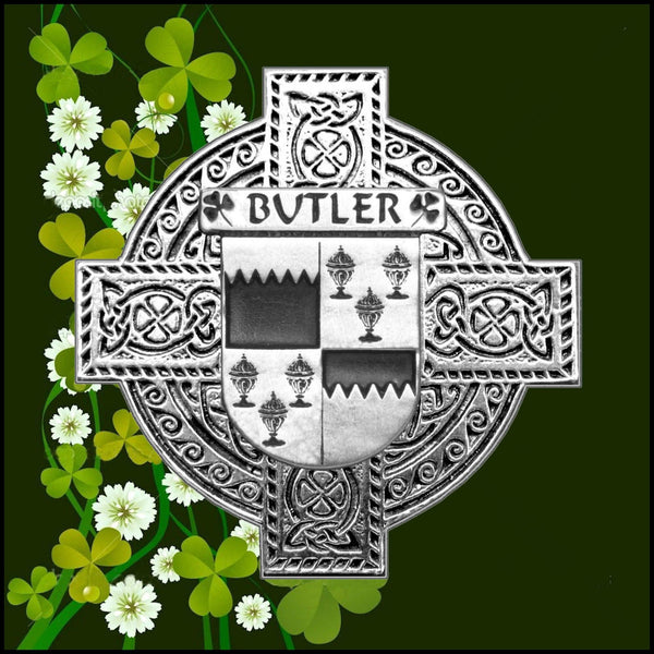 Butler Irish Dublin Coat of Arms Badge Decanter