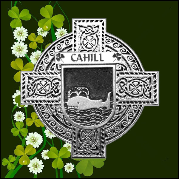 Cahill Irish Dublin Coat of Arms Badge Decanter