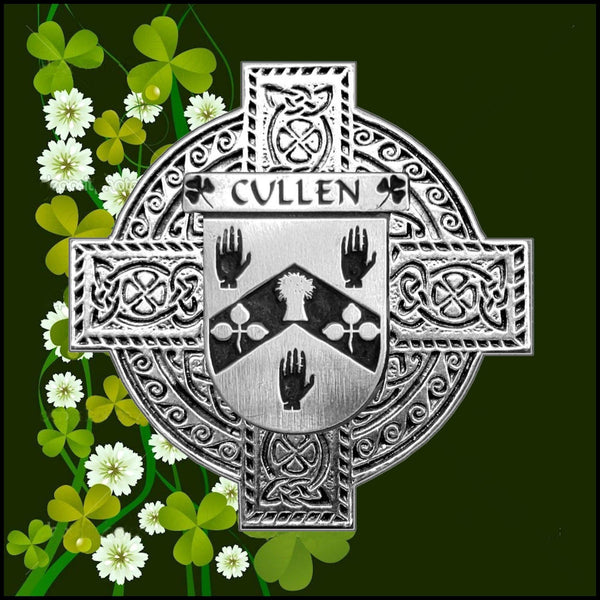 Cullen Irish Dublin Coat of Arms Badge Decanter