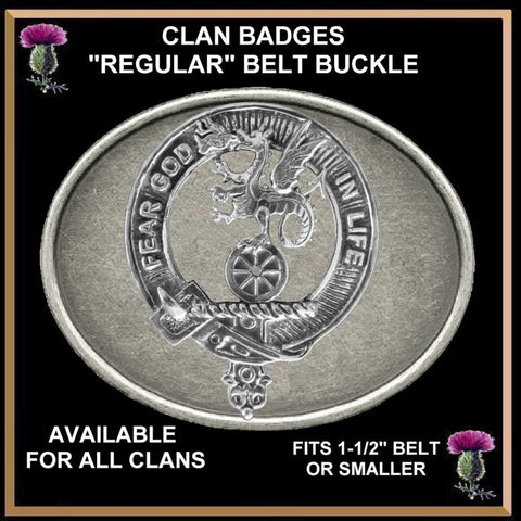 Somerville Clan Crest Regular Buckle