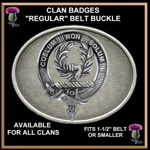 Stevenson Clan Crest Regular Buckle