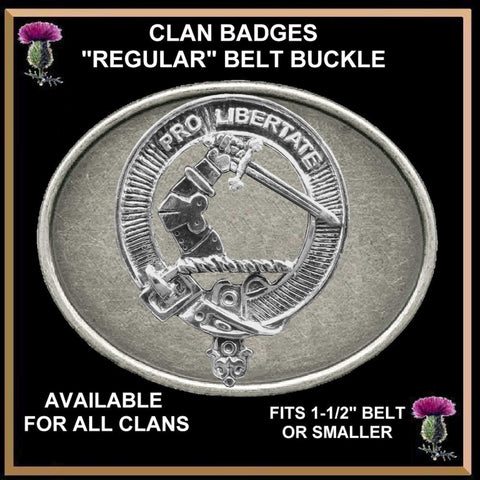 Wallace Clan Crest Regular Buckle