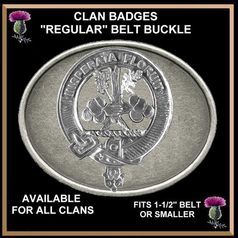 Watson Clan Crest Regular Buckle