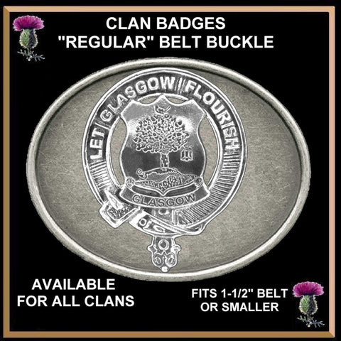 City of Glasgow Clan Crest Regular Buckle