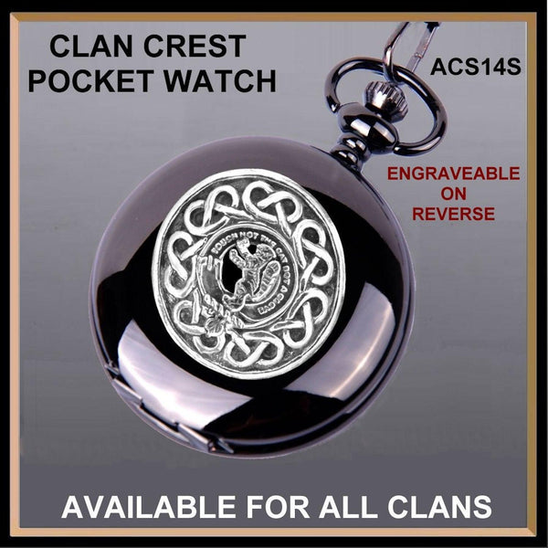Clan Chattan Scottish Clan Crest Pocket Watch