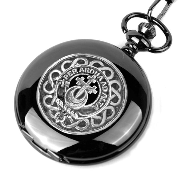 Hannay Scottish Clan Crest Pocket Watch