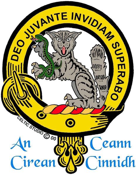 MacThomas Clan Crest Scottish Cap Badge CB02