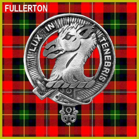 Fullerton Clan Crest Scottish Cap Badge CB02