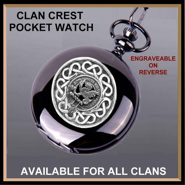 MacBeth Scottish Clan Crest Pocket Watch