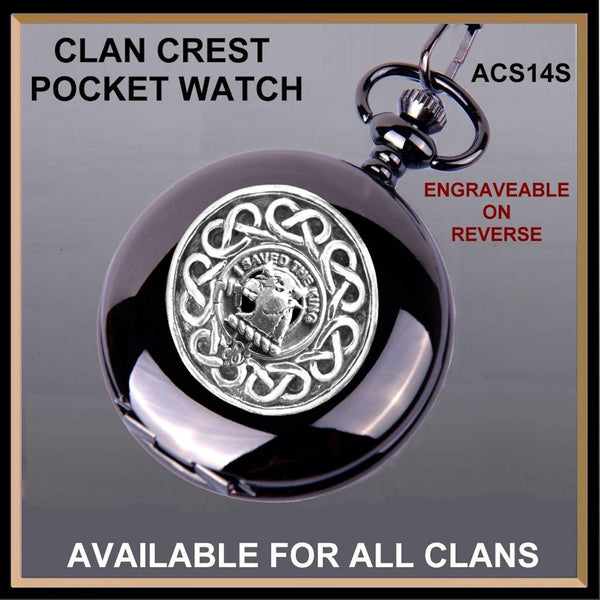 Turnbull Scottish Clan Crest Pocket Watch