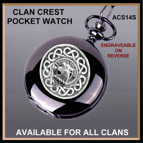 Turnbull Crest  Pocket Watch Black