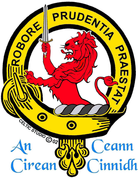 Young Clan Crest Scottish Cap Badge CB02
