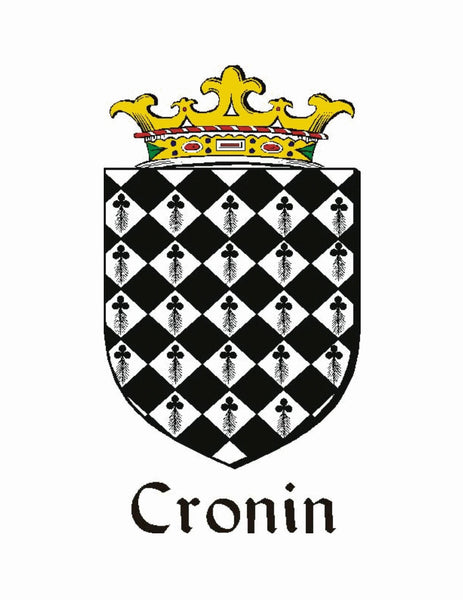 Cronin Irish Coat of Arms Disk Kilt Pin