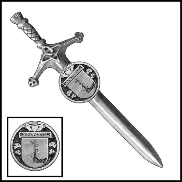 Donovan Irish Coat of Arms Disk Kilt Pin