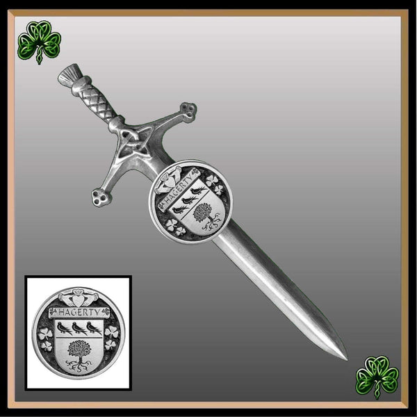 Hagerty Irish Coat of Arms Disk Kilt Pin