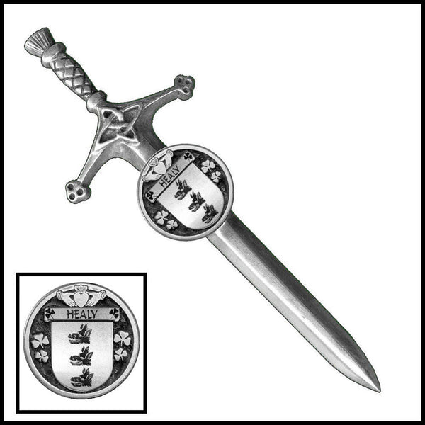 Heally Irish Coat of Arms Disk Kilt Pin