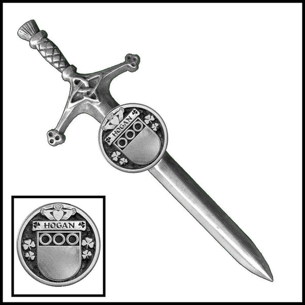 Hogan Irish Coat of Arms Disk Kilt Pin