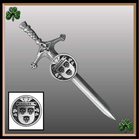 Magee Irish Coat of Arms Disk Kilt Pin