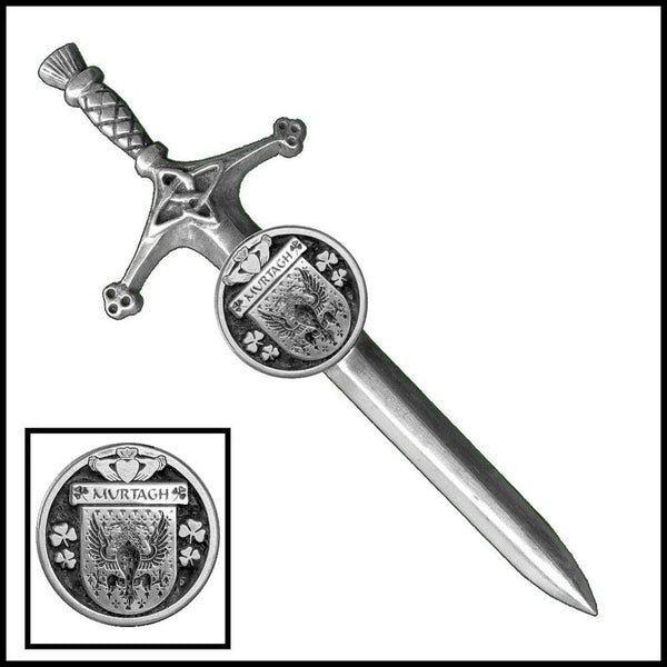 Murtagh Irish Coat of Arms Disk Kilt Pin