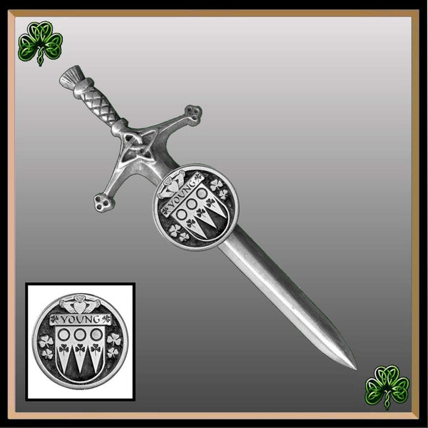 Young Irish Coat of Arms Disk Kilt Pin