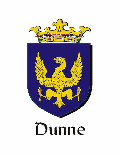 Dunn Irish Coat of Arms Celtic Cross Pendant ~ IP04