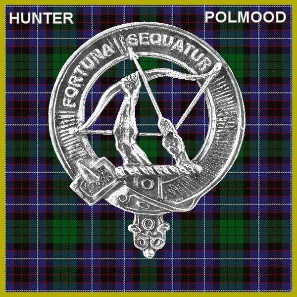 Hunter Polmood Clan Crest Scottish Cap Badge CB02