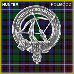 Hunter Polmood Clan Crest Scottish Cap Badge CB02